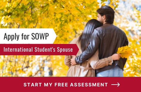 open work permit for international student's spouse