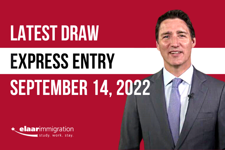 Express Entry Latest Draw: September 14, 2022