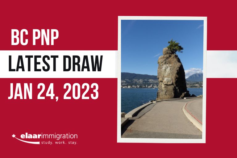 BC PNP Latest Draw Held On January 24, 2023 ~ 275 Invitations