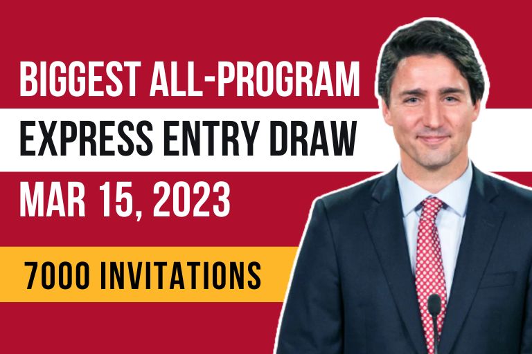 Express Entry Latest Draw March 15, 2023 ~ 7000 Invitations