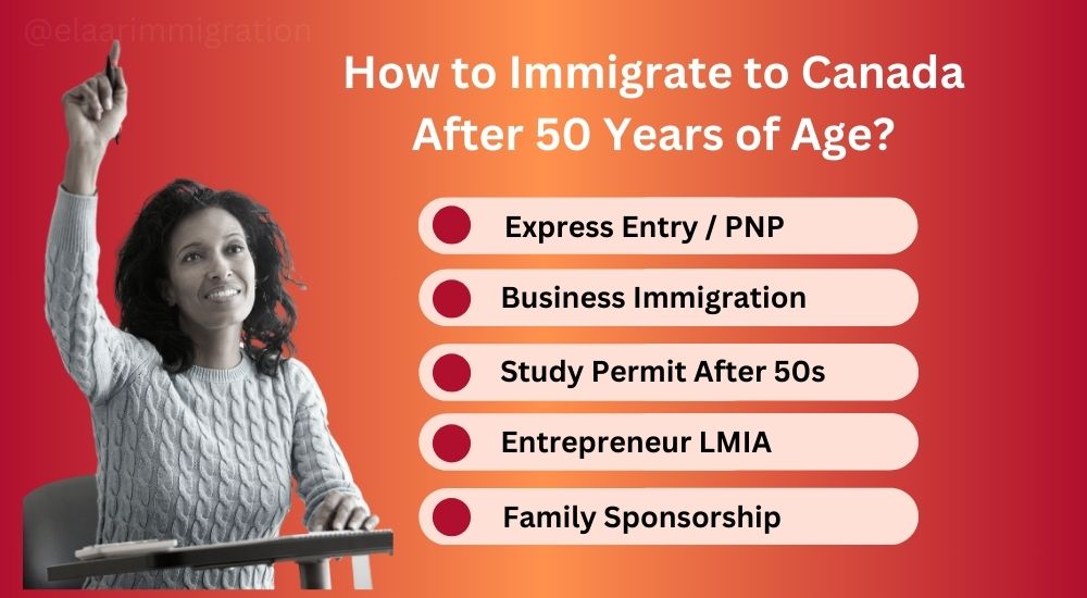 Canada Immigration After 50 years age