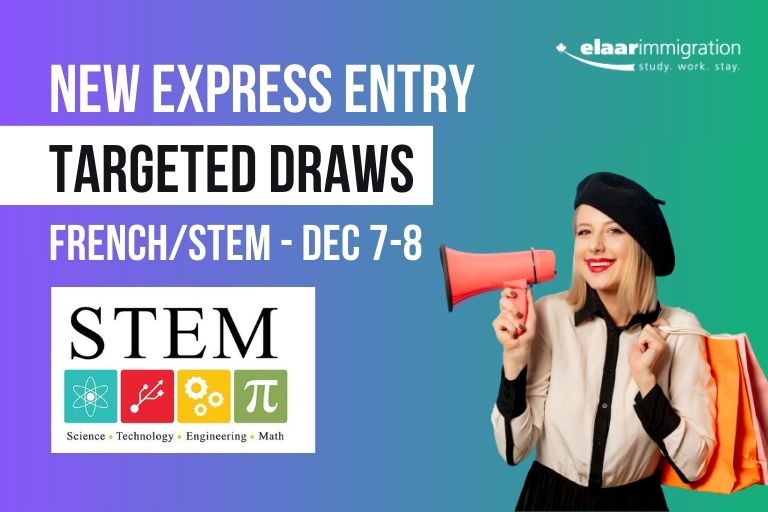 Latest Targeted Express Entry Draws for French and STEM Categories