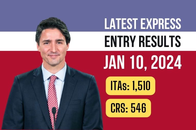 Canada Express Entry Latest Draw January 10, 2024